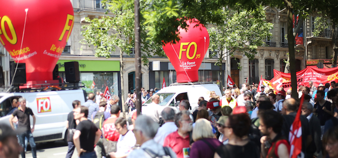 Manifestation Bastille 23 juin CGT 