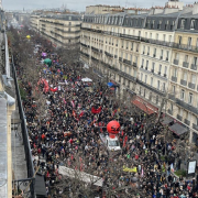 Retraites, manifestation, Paris