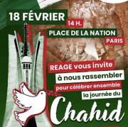 Paris, Nation, Algérie, Chahid, Hirak, manifestations interdites