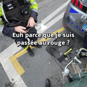 cyclistes, Paris, police, excvuses, TikTok