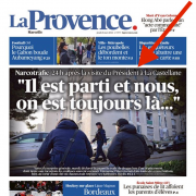 La Provence, une, polémique, dealers, 
