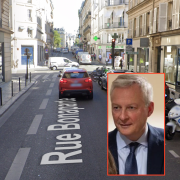 Cycliste, Bruno Le Maire, accident, Paris