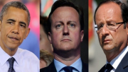 Syrie, Obama, Hollande, Cameron