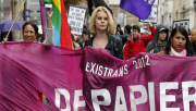 Manifestation, Paris, Transsexuels