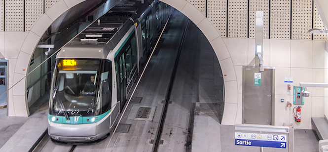 Tram T6 tunnel Viroflay
