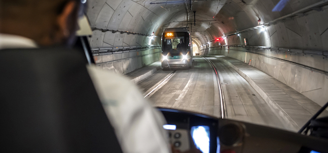 tram T6 Viroflay tunnel