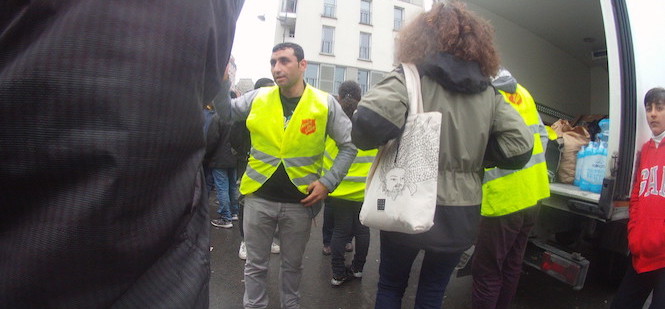 camp migrants Jardin d'Eole