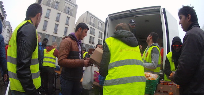 camp migrants Jardin d'Eole