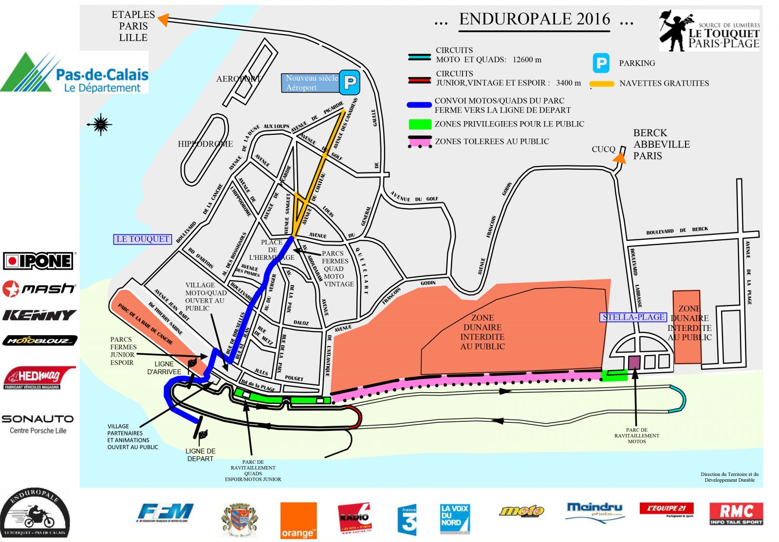 Carte Enduropale 2016