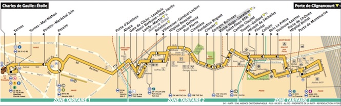 carte ligne 341