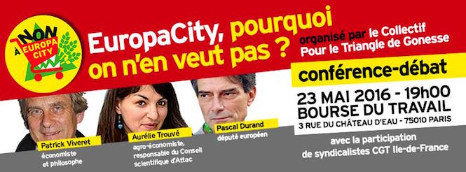 Europacity, conférence, 