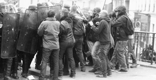 Paris Clément Méric Stalingrad échauffourées