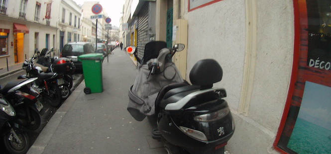 motos, stationnement