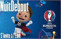 Nuit debout euro foot