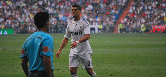 Cristiano Ronaldo, comme d'autres sportifs s'est laissé aller à la violence © flickr - Jan S0L0