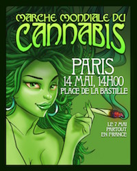 marche cannabis Paris