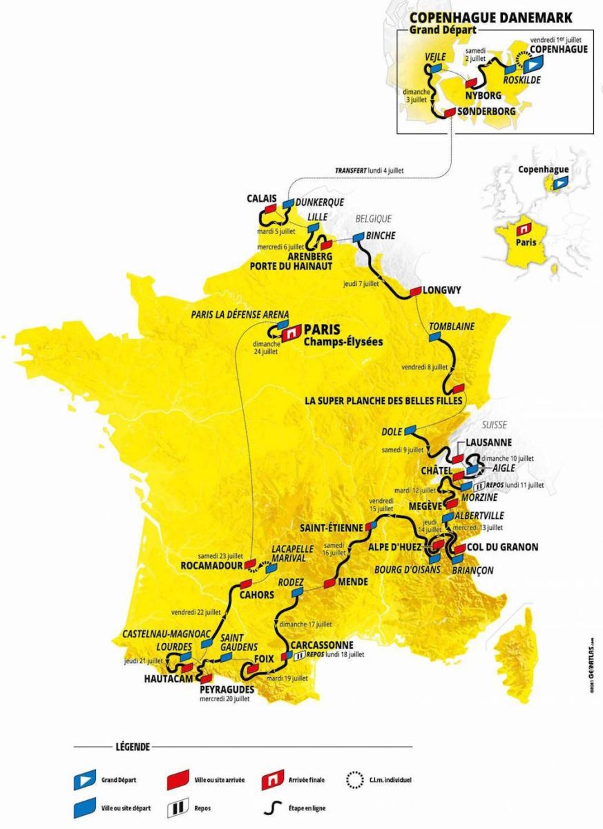 Pas de Tour de France à Paris en 2024?