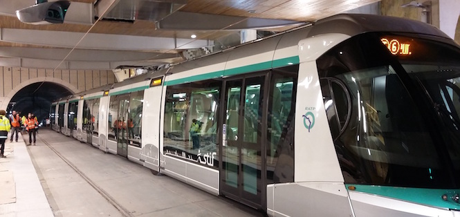 tram Viroflay T6 tunnel