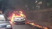 Valmy, voiture, brûlée, police, keufmobile