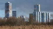 pétition, Nanterre, tours, nuages, La Défense