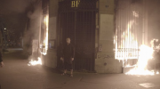 Piotr Pavlenski, BanquedeFrance, incendie, arrêté