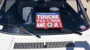 Automobile, ronde, bannies, circulation, manif, Udelcim