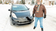 Automobile, électrique, hiver