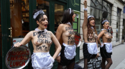 Femen, manifestation, Erdogan