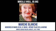 Mireille Knoll, marche blanche, Paris