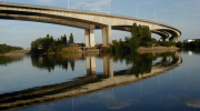 Viaduc Gennevilliers, deux voies, circulation