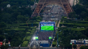 Finale, FranceCroatie, fanzone, tourEiffel