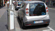 Bornes électriques, Bolloré, en service, Mairie de Paris