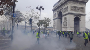 Giles jaunes, Paris, Champs-Elysées