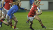 Rugby, Tournoi féminin, Pauline Bourdon, Caroline Thomas