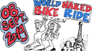 Vélorution, naked bike ride, vélo nu, naturiste