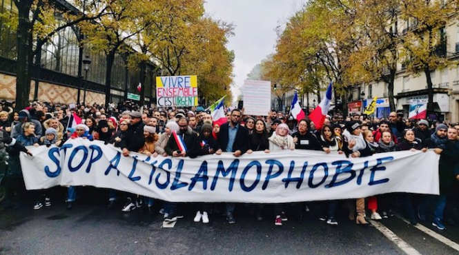 La marche contre l'islamophobie en photos