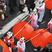 défilé, Nouvel an, chinois, coronavirus