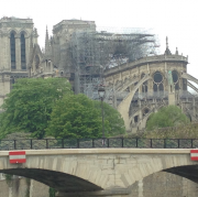 échafaudage, Notre-Dame, démontage