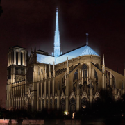 cathédrale Notre-Dame, Paris, tour de verre