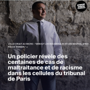 StreetPress, racisme, police, tribunal