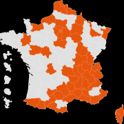 Covid19, couvre-feu, département, carte, Frances