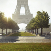 pont Iéna, jardin, végétaliser, Tour Eiffel