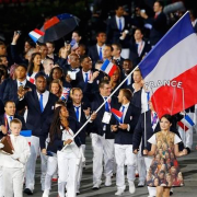 Jeux olympiques, Tokyo, porte-drapeau, 