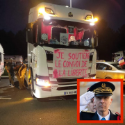 ConvoiDeLaLiberté, ConvoiFrance2022, GiletsJaunes, covid, camions, 