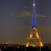 Paris, tourEiffel, Ukraine, Zelenski, UkraineunderAttack