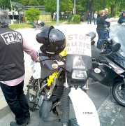 Motards, manifestation, ZFE, Paris