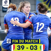 Rugby, Mondial F, France, Italie