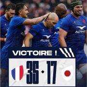 France, Japon, treizième, victoire, Penaud