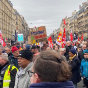 Retraites, 7 février, manifestation, Paris