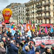Retraites, manifestation, Sénat, Paris
